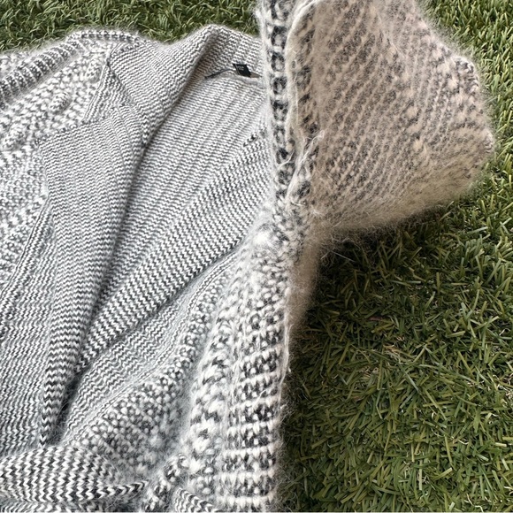 Alessandro Dell’Acqua Made in Italy Soft Wool Angora Blend Long Line Cardigan 44 - Picture 8 of 10